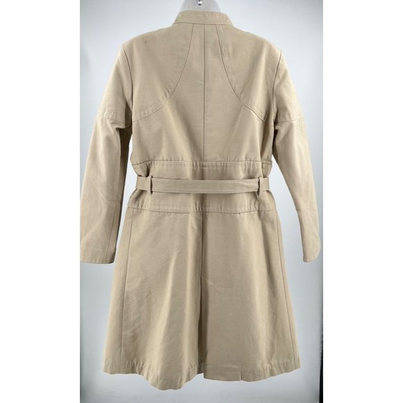 New See By Chloe Ladies Khaki Military Jacket Size 10 - Picture 3 of 12